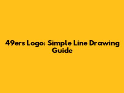 49ers Logo: Simple Line Drawing Guide