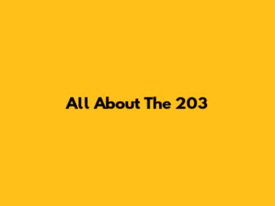 All About The 203