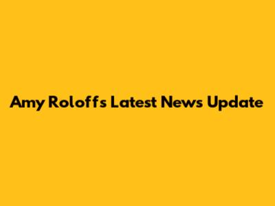 Amy Roloff's Latest News Update