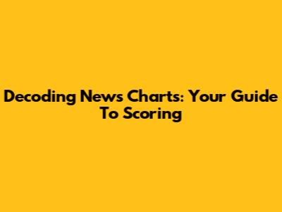 Decoding News Charts: Your Guide To Scoring