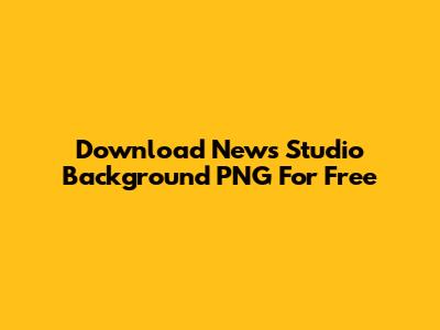 Download News Studio Background PNG For Free
