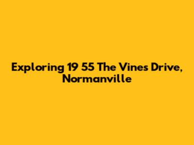 Exploring 19 55 The Vines Drive, Normanville