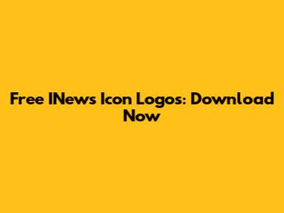 Free INews Icon Logos: Download Now