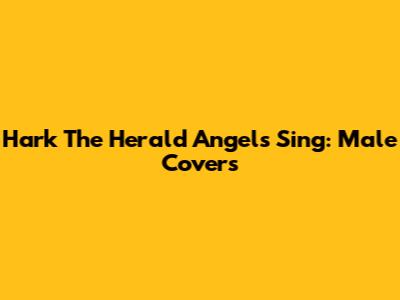 Hark The Herald Angels Sing: Male Covers