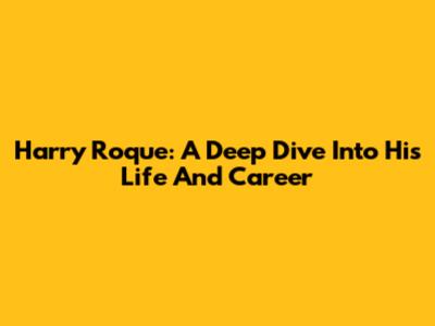 Harry Roque: A Deep Dive Into His Life And Career