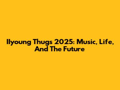IIyoung Thug's 2025: Music, Life, And The Future