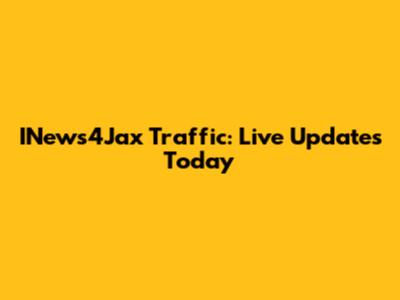 INews4Jax Traffic: Live Updates Today