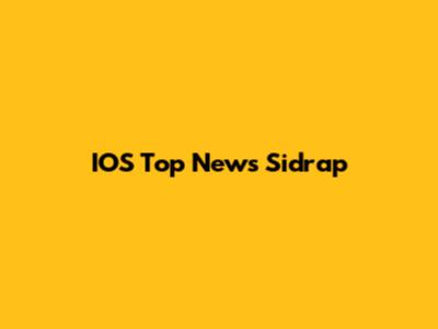 IOS Top News Sidrap