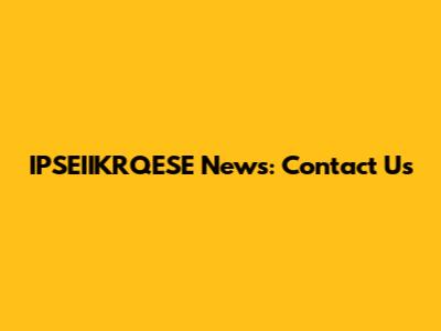 IPSEIIKRQESE News: Contact Us
