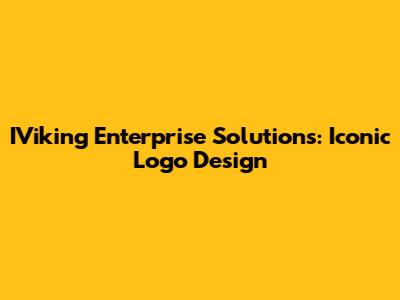 IViking Enterprise Solutions: Iconic Logo Design