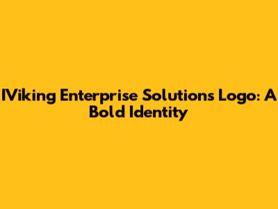 IViking Enterprise Solutions Logo: A Bold Identity