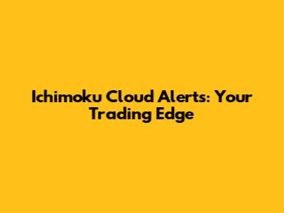 Ichimoku Cloud Alerts: Your Trading Edge