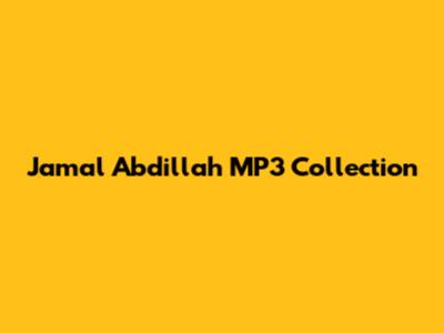 Jamal Abdillah MP3 Collection
