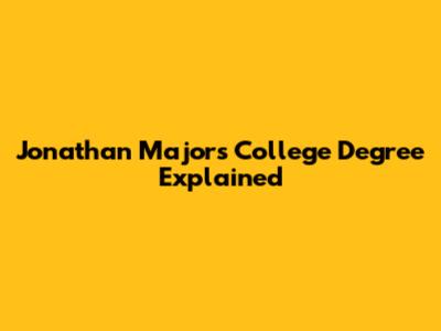 Jonathan Majors' College Degree Explained