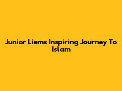 Junior Liem's Inspiring Journey To Islam