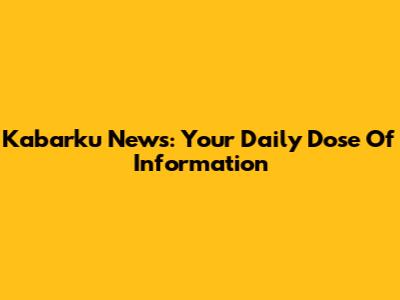 Kabarku News: Your Daily Dose Of Information