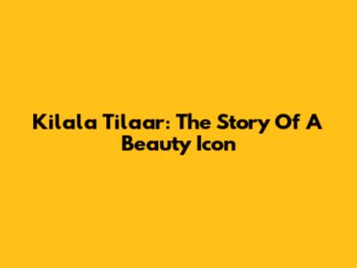 Kilala Tilaar: The Story Of A Beauty Icon