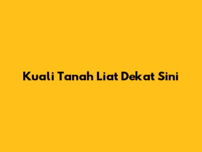 Kuali Tanah Liat Dekat Sini