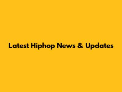 Latest Hiphop News & Updates