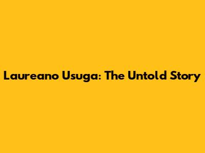 Laureano Usuga: The Untold Story