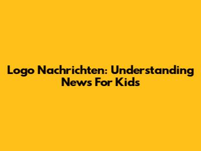 Logo Nachrichten: Understanding News For Kids