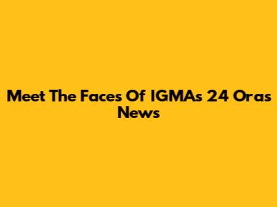 Meet The Faces Of IGMA's 24 Oras News