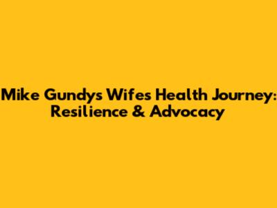 Mike Gundy's Wife's Health Journey: Resilience & Advocacy