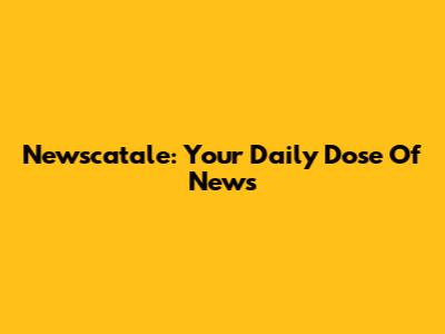 Newscatale: Your Daily Dose Of News