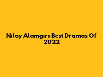 Niloy Alamgir's Best Dramas Of 2022