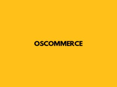 OSCOMMERCE