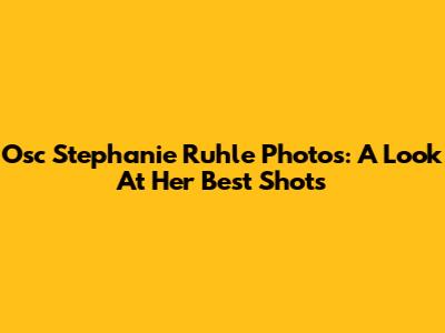 Osc Stephanie Ruhle Photos: A Look At Her Best Shots