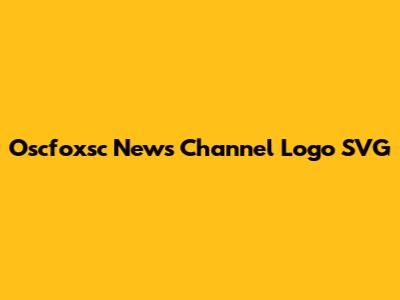 Oscfoxsc News Channel Logo SVG