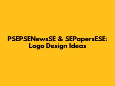 PSEPSENewsSE & SEPapersESE: Logo Design Ideas