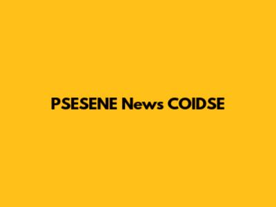 PSESENE News COIDSE