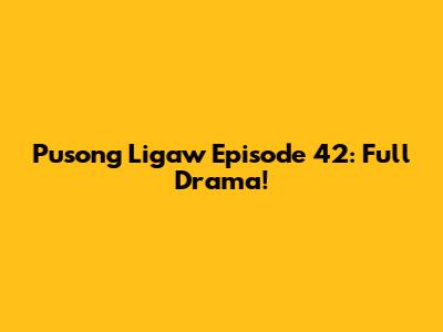 Pusong Ligaw Episode 42: Full Drama!