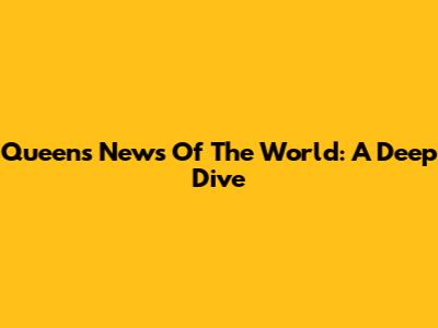 Queen's "News Of The World": A Deep Dive