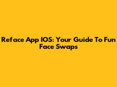 Reface App IOS: Your Guide To Fun Face Swaps
