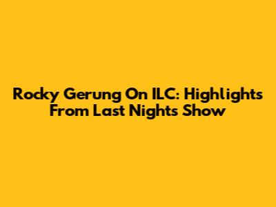 Rocky Gerung On ILC: Highlights From Last Night's Show