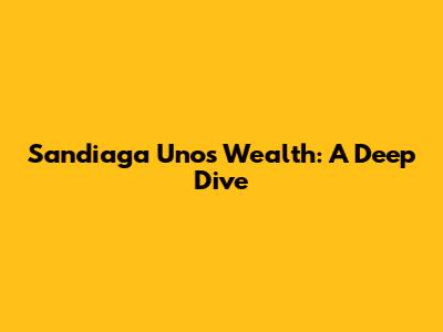 Sandiaga Uno's Wealth: A Deep Dive