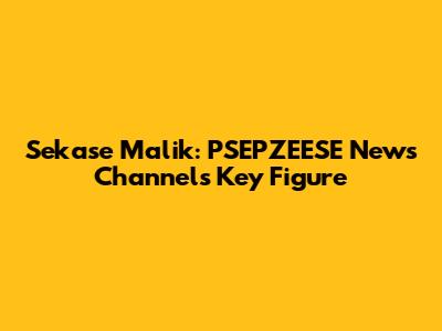 Sekase Malik: PSEPZEESE News Channel's Key Figure
