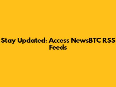 Stay Updated: Access NewsBTC RSS Feeds
