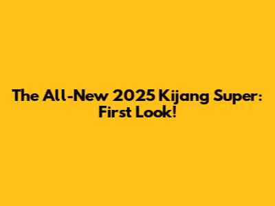 The All-New 2025 Kijang Super: First Look!
