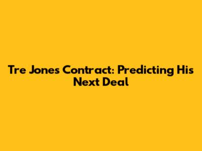Tre Jones Contract: Predicting His Next Deal